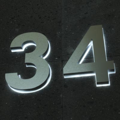 3DLuz-Plata-Acero-25cm-34B