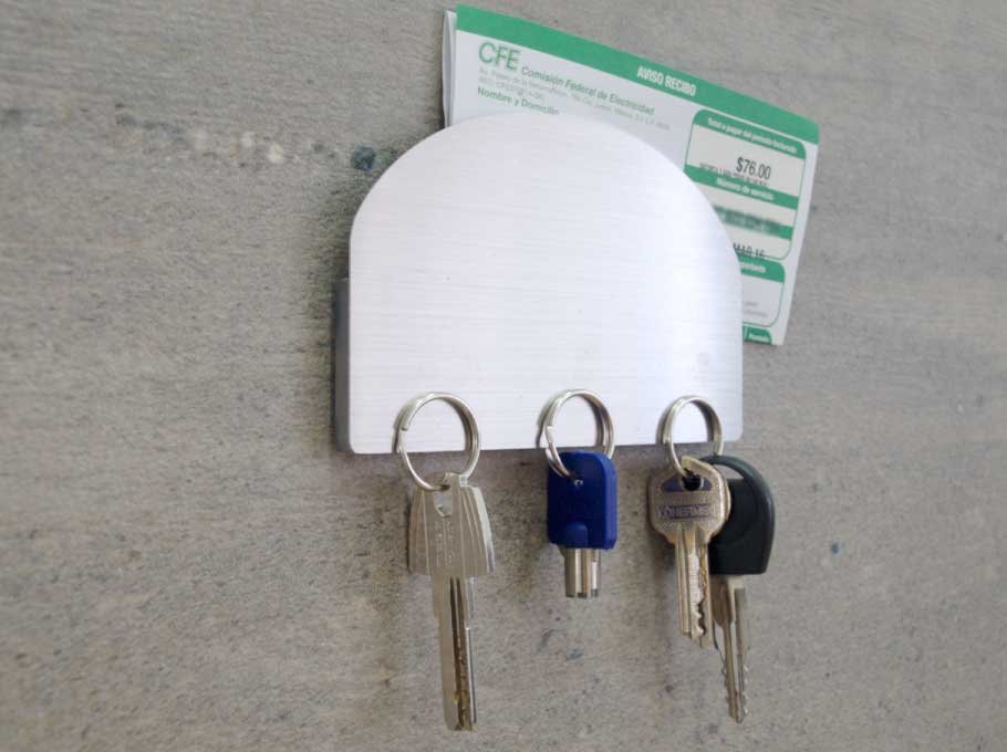 Portallaveros magnético moderno en forma de domo